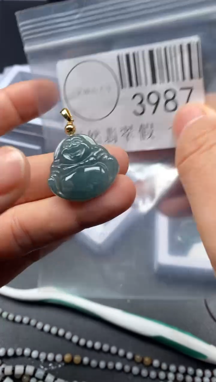 吊坠(不含链)未镶嵌翡翠3987