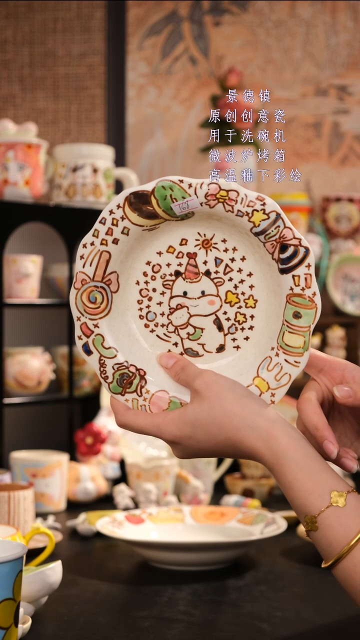 摆件旺的可以陶瓷设计师款