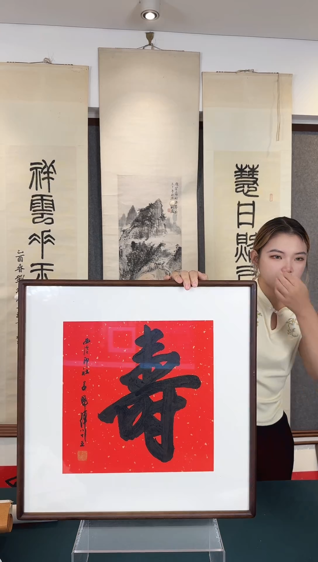 国画老师手绘作品