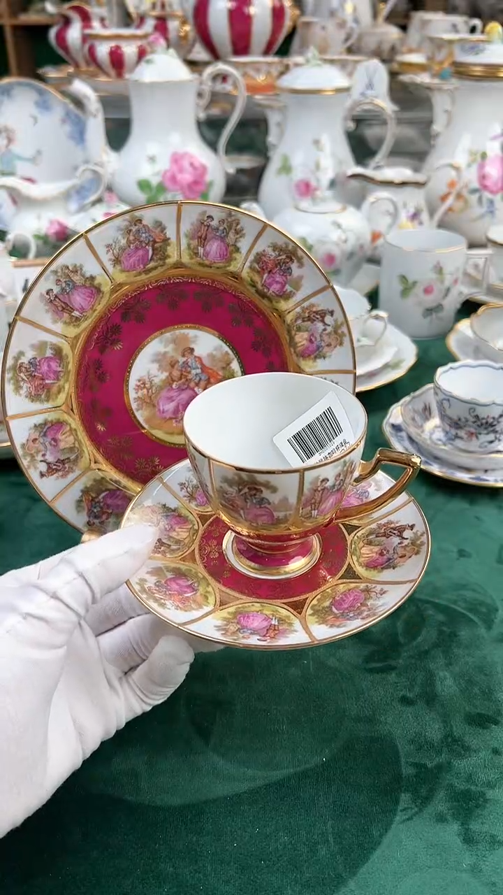 【闪购商品】瓷片罗森塔尔咖啡杯碟盘