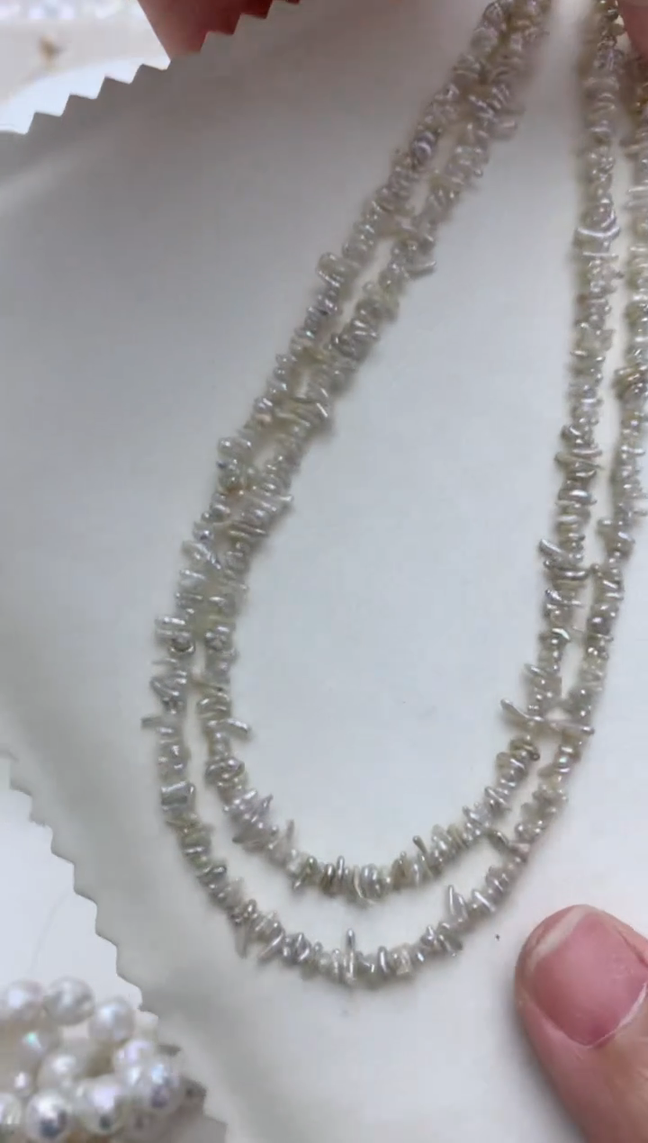 海水珍珠未镶嵌项链w48 多样性发其一