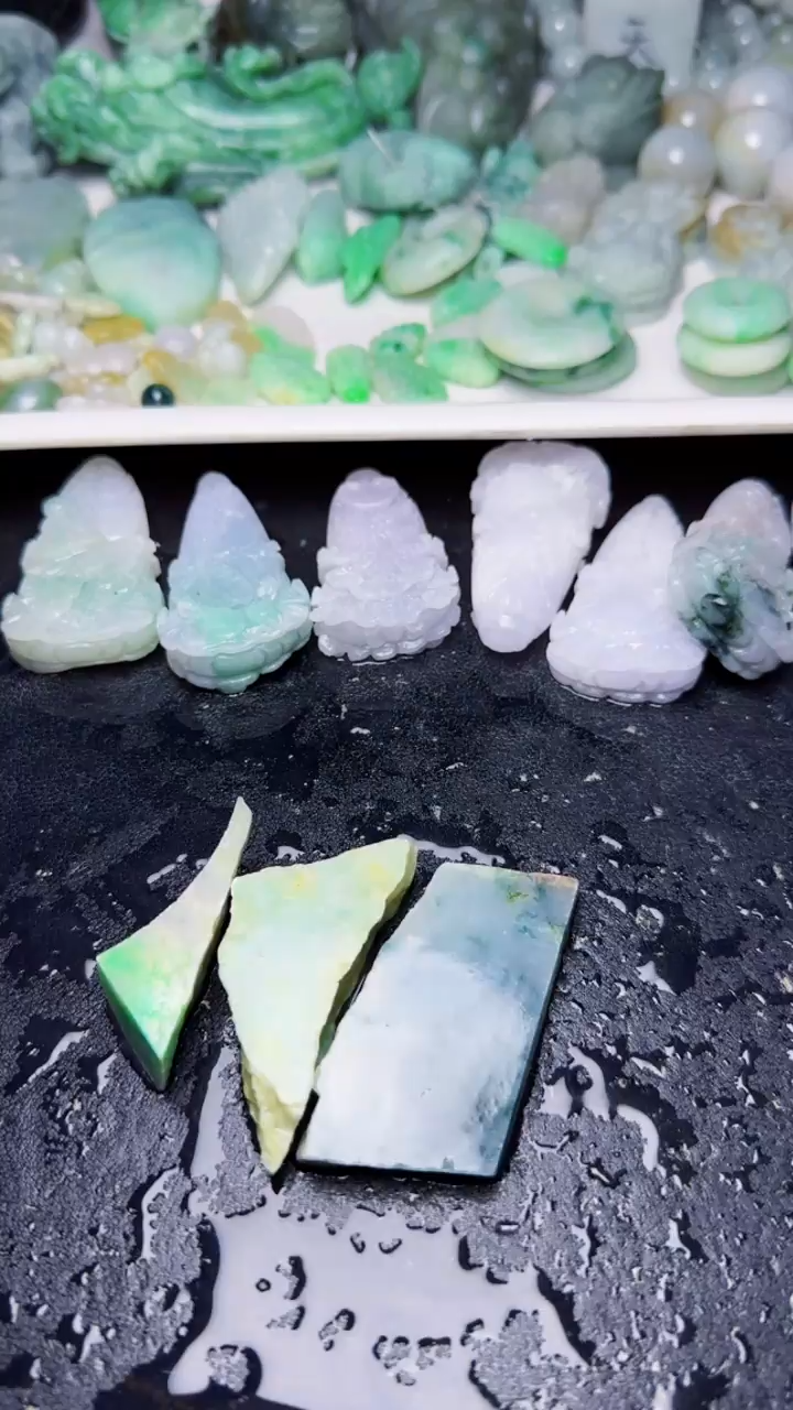 未镶嵌挂件翡翠高*048