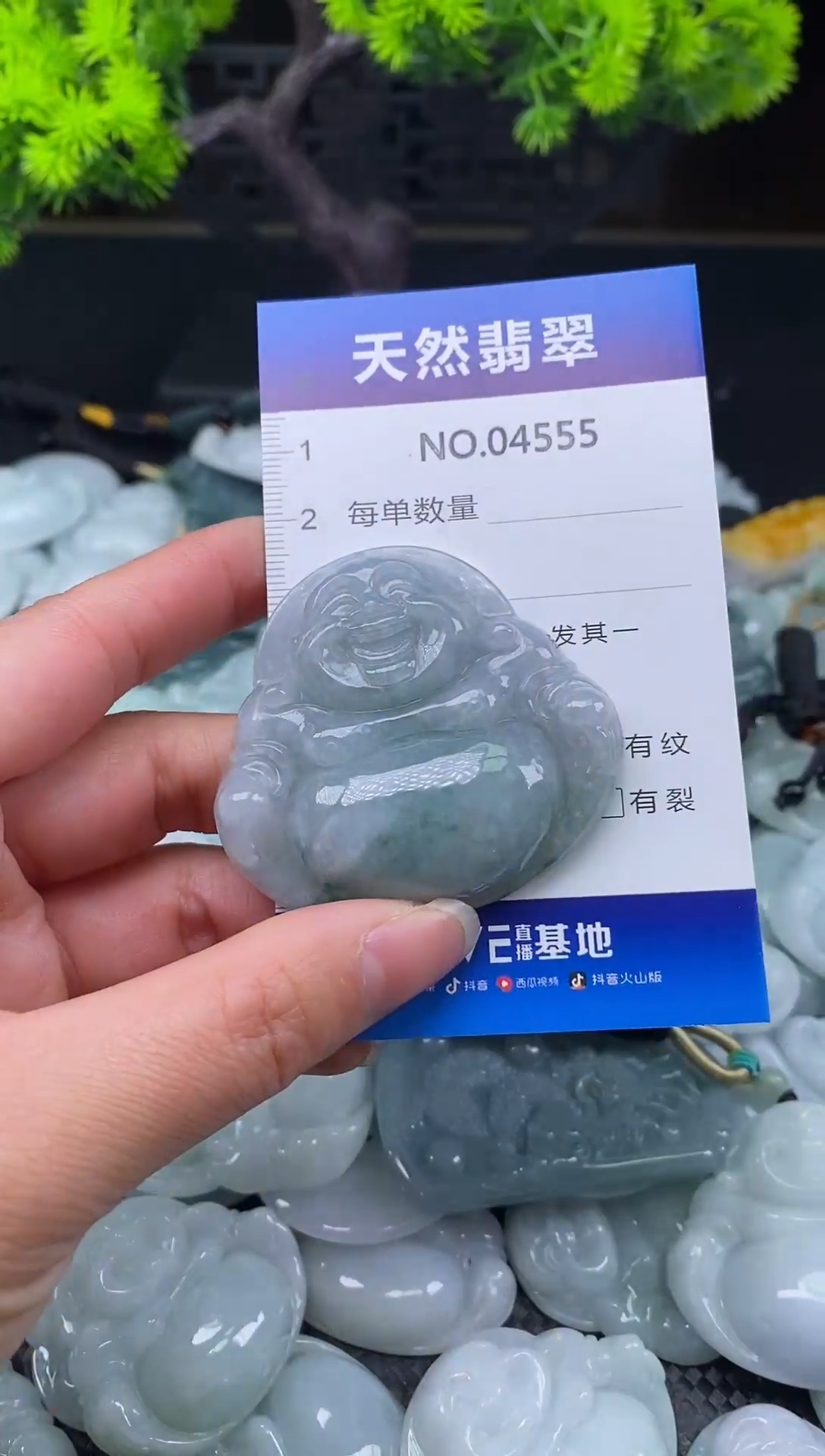 未镶嵌挂件翡翠天然缅甸翡翠4555