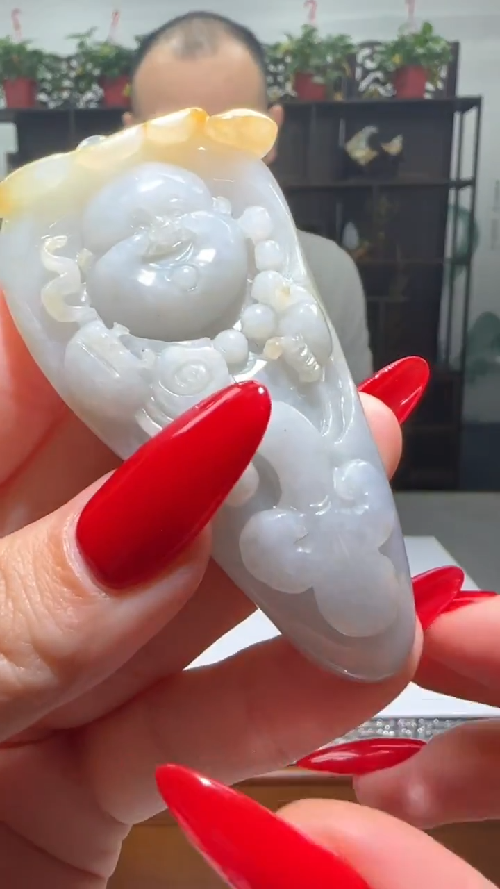 【闪购商品】翡翠颈饰未镶嵌天然翡翠A货吊坠