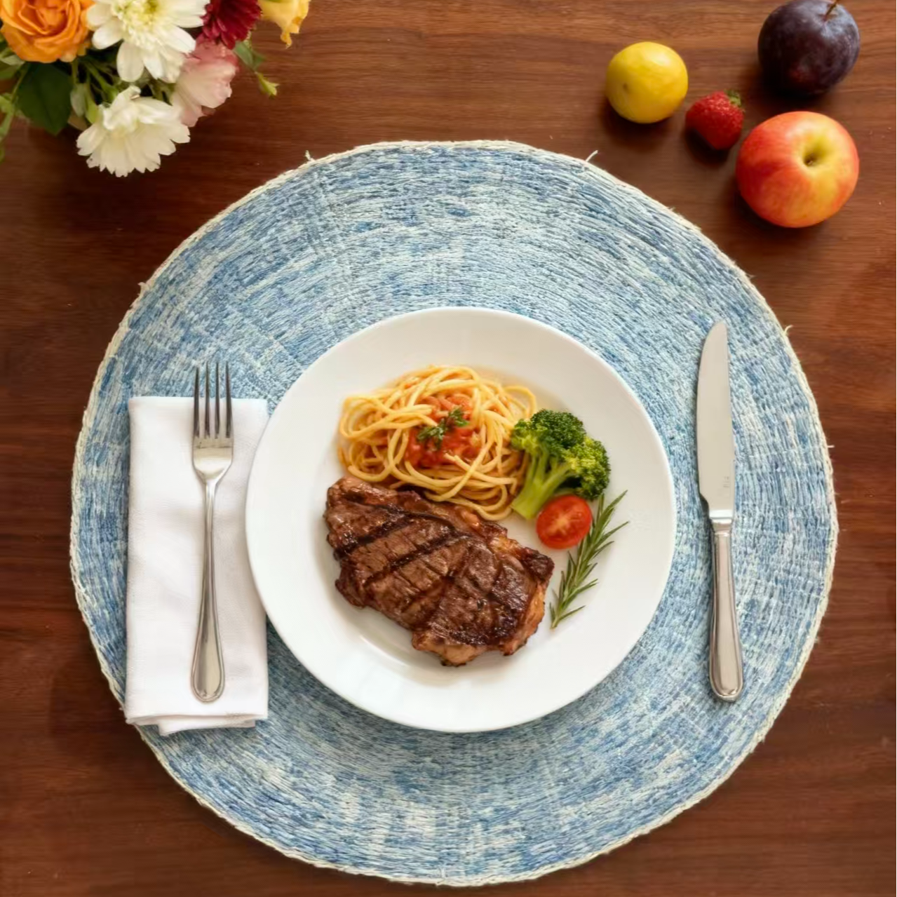 纸布餐垫咖啡垫复古轻奢欧式圆形碗垫家用