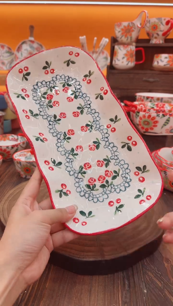 罐罐景德镇陶瓷罐盘杯子