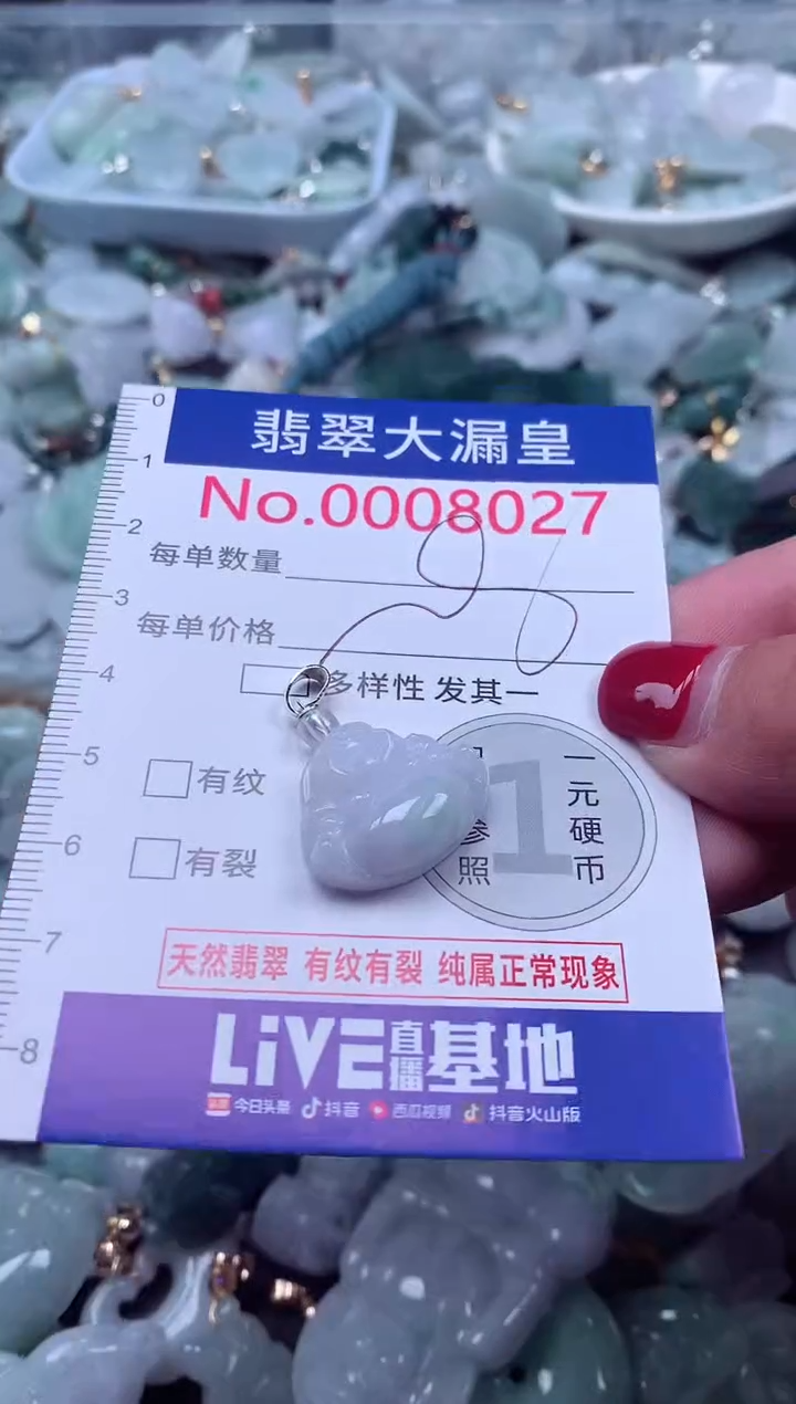 颈饰未镶嵌翡翠8027