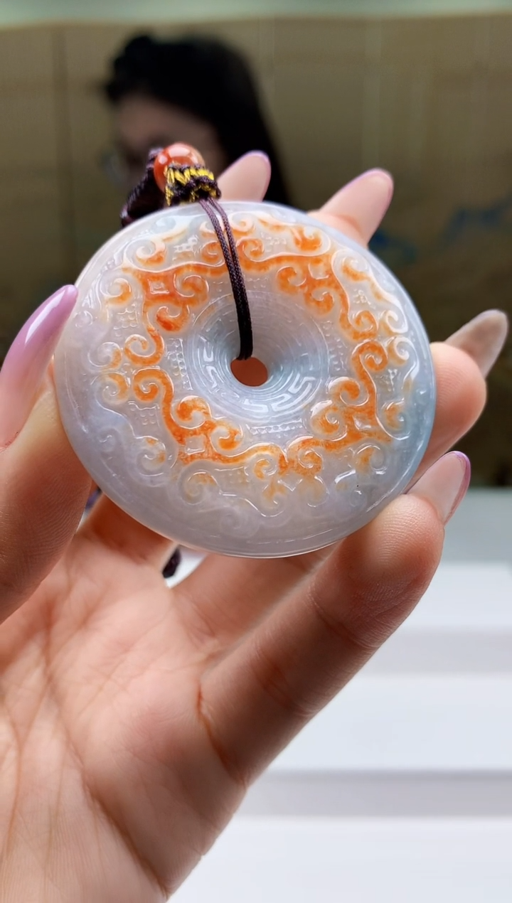 【闪购商品】定制翡翠未镶嵌5156ty-毛货挂件40