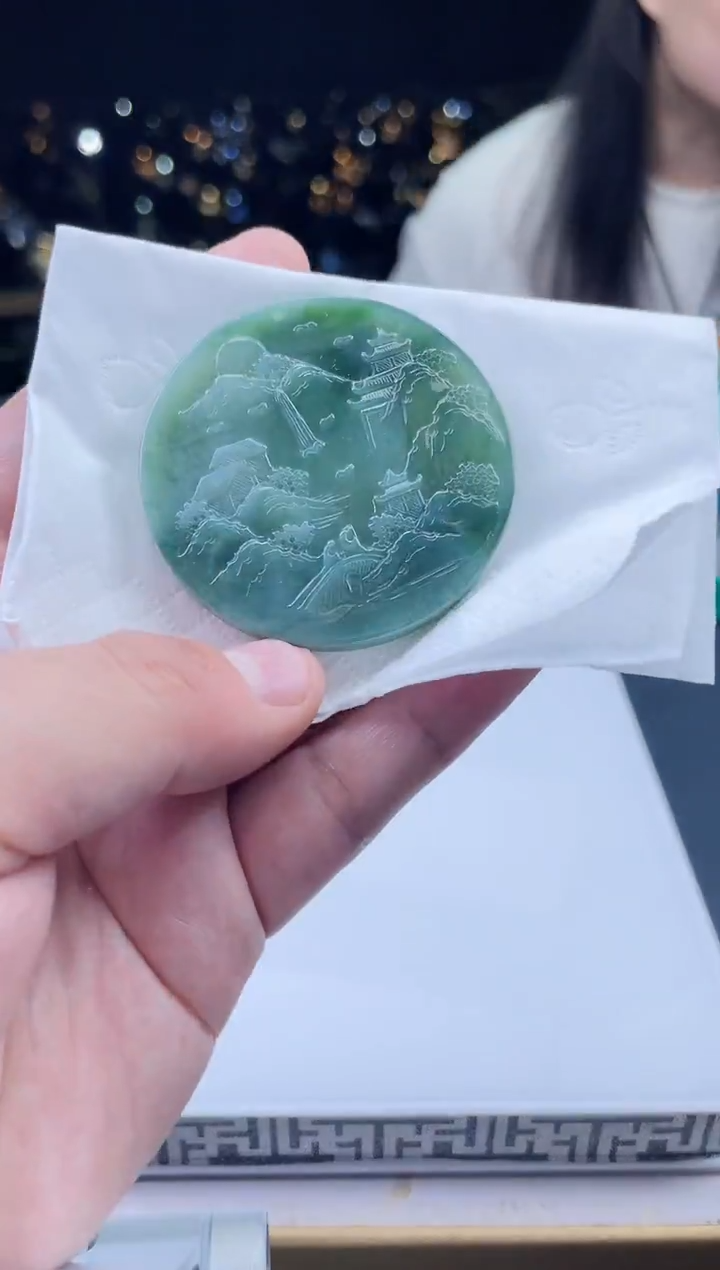 未镶嵌定制翡翠感**切-100834