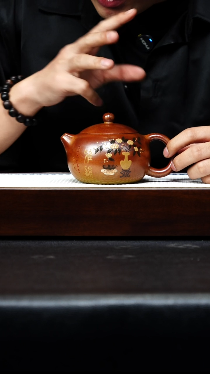 茶壶紫砂宜兴紫砂 火云烧西施