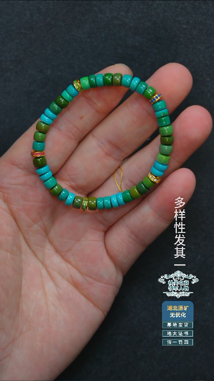 未镶嵌绿松石珠宝奇石A013