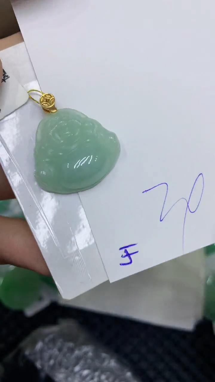 颈饰未镶嵌翡翠缅甸A货翡翠