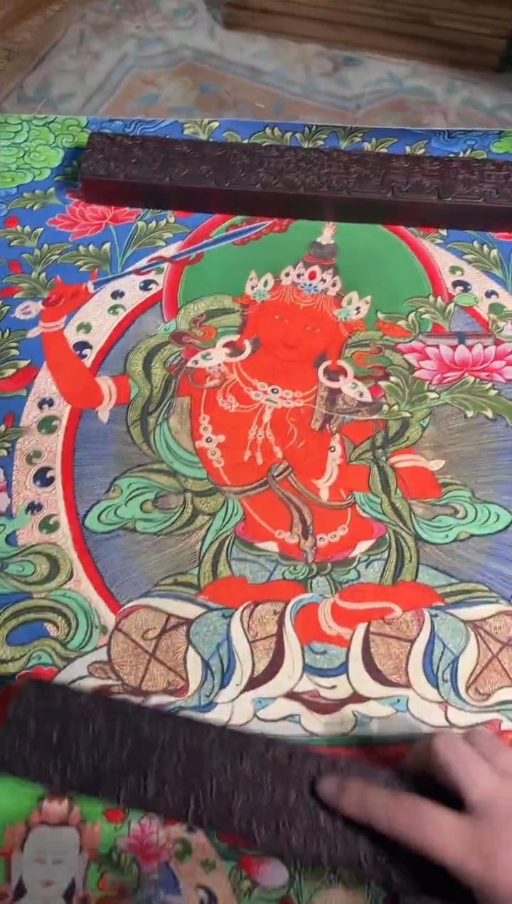 卷轴画卷轴画旭旭的唐卡