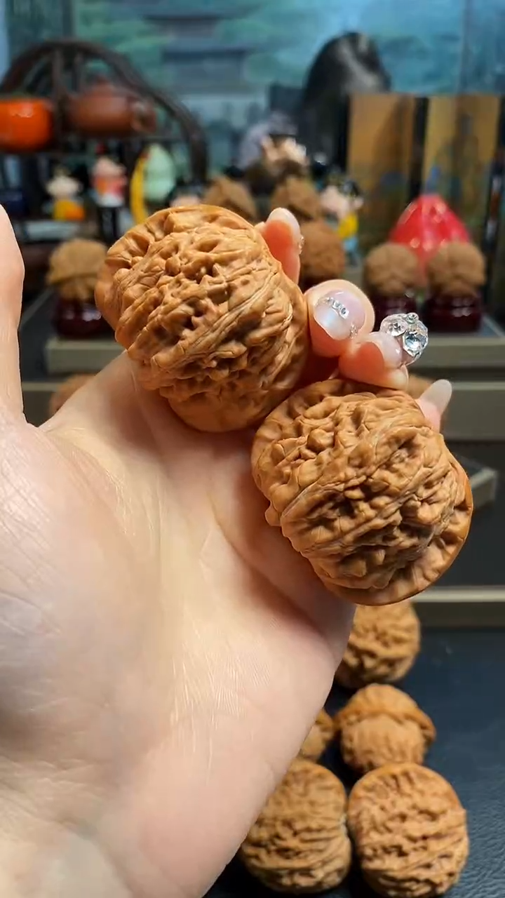 【闪购商品】文玩核桃吊坠K382四座楼45