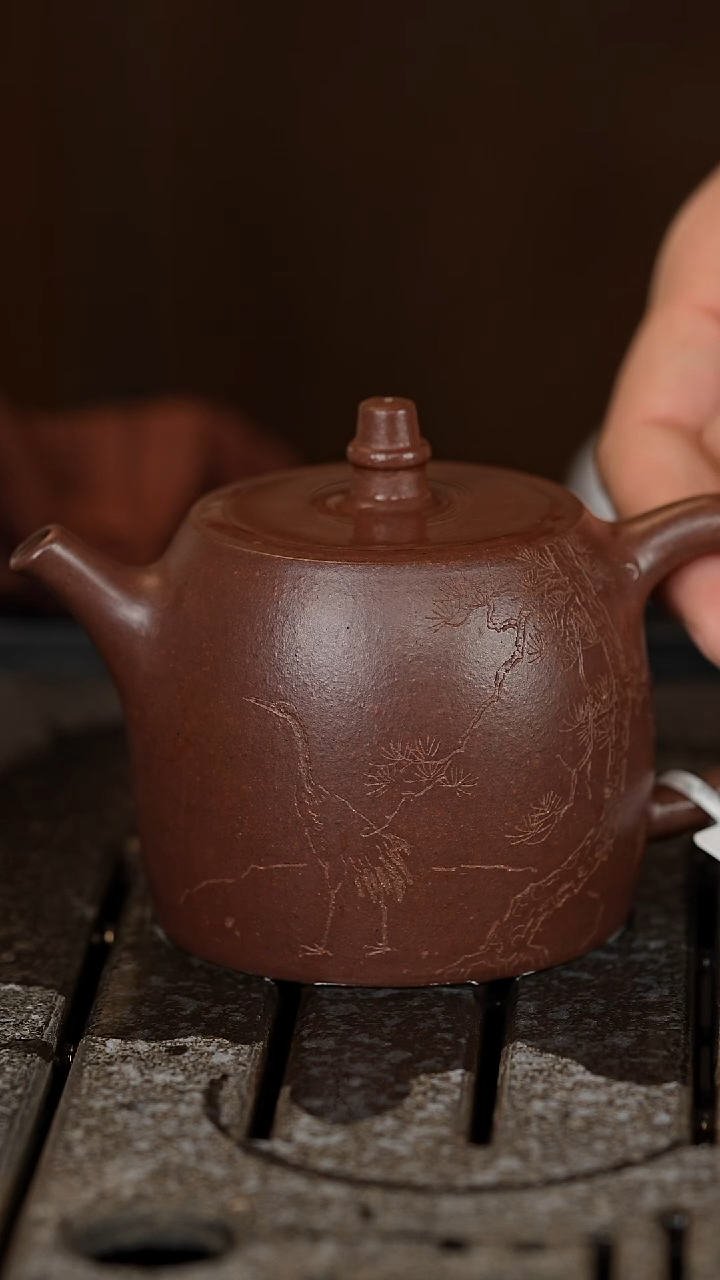 【闪购商品】紫砂茶壶汉铎紫泥170CC