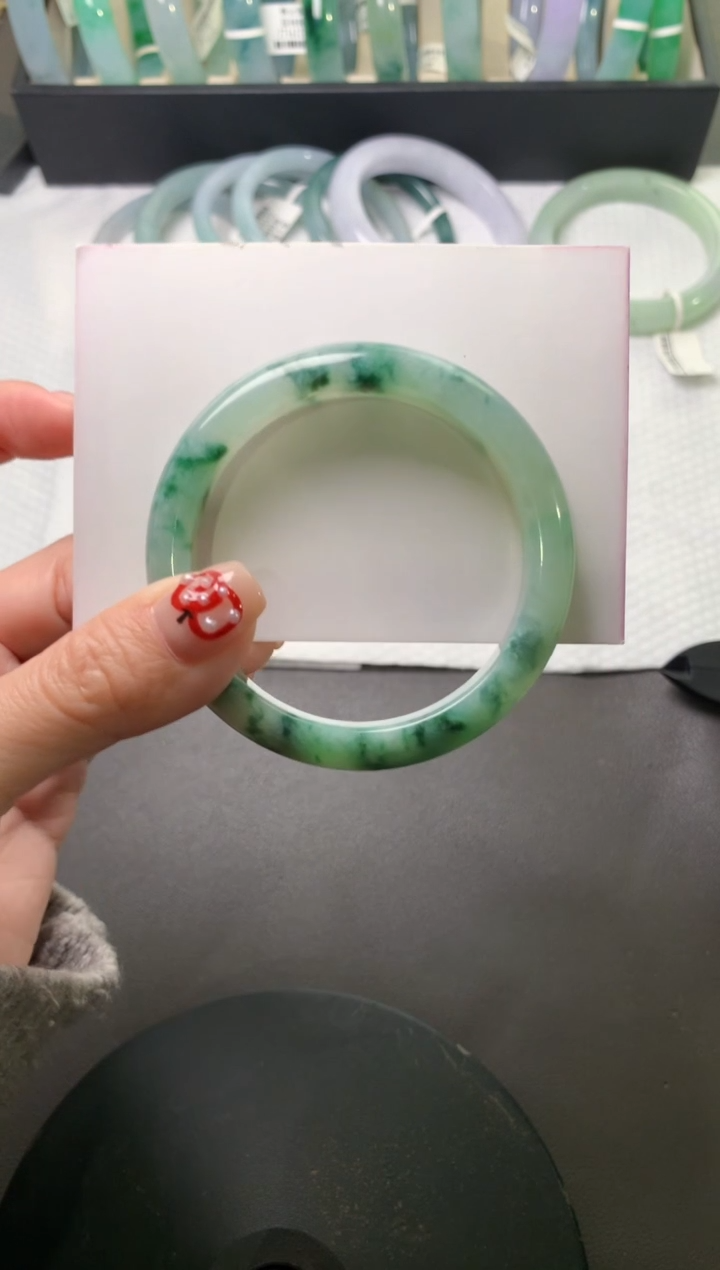 未镶嵌手镯翡翠51.9*7.3*10.9