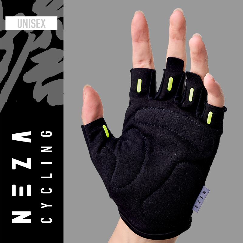 NEZA 50%OFF「蟾.昴伍」手套男女同款夏季透气减震防滑半指手套 