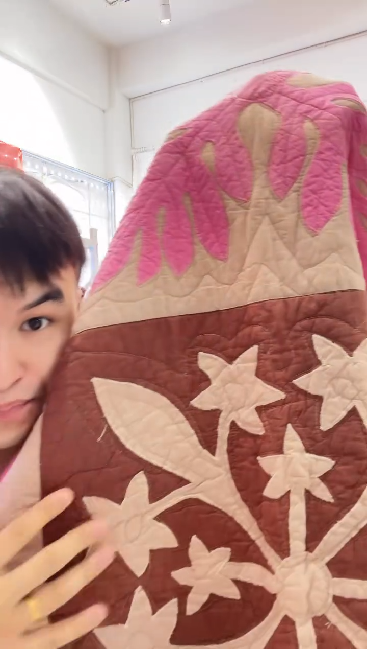 棉200*200纯棉床盖45号瑕疵大