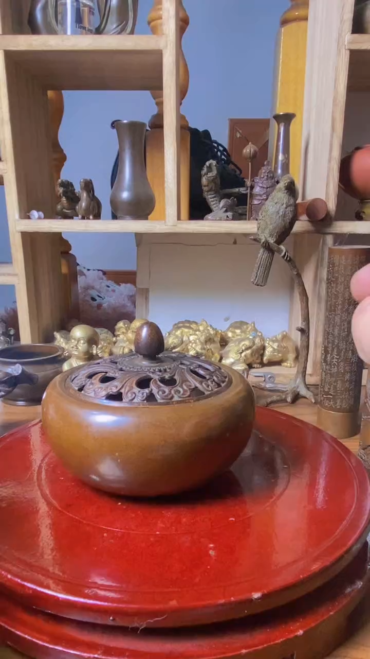 【闪购商品】苏工 普工精品铜 摆件熏香炉/摆件