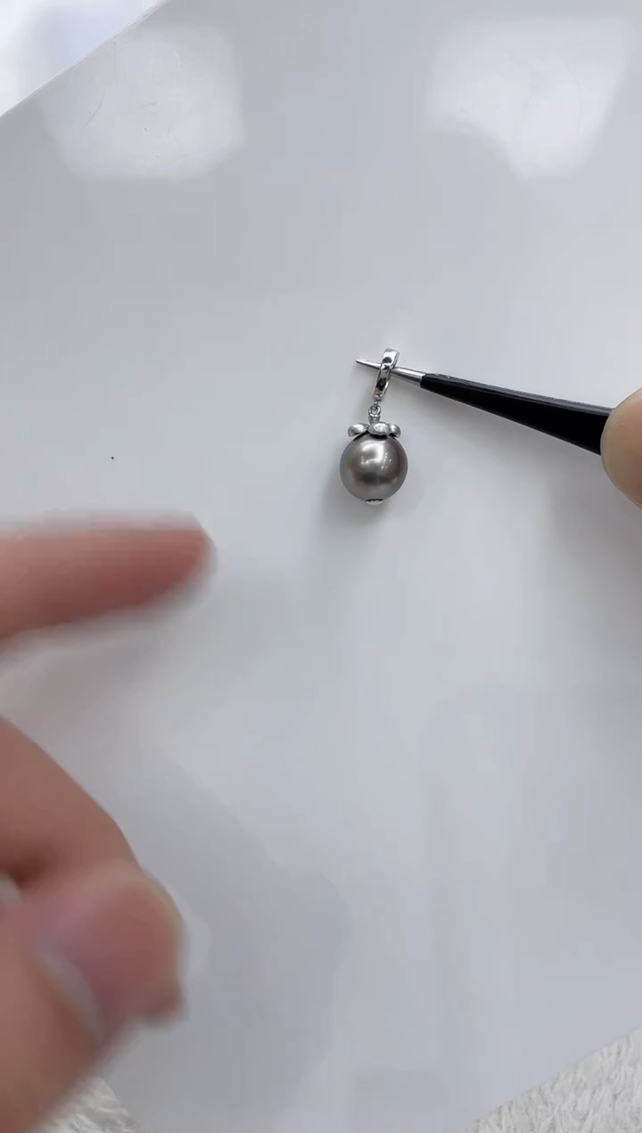 【闪购商品】海水珍珠项链银S925镶嵌海水珍珠吊坠