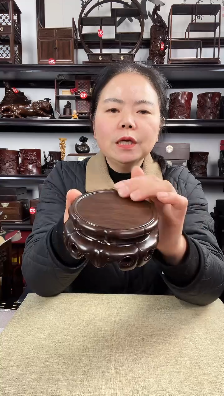 木老李红木工艺品转如意