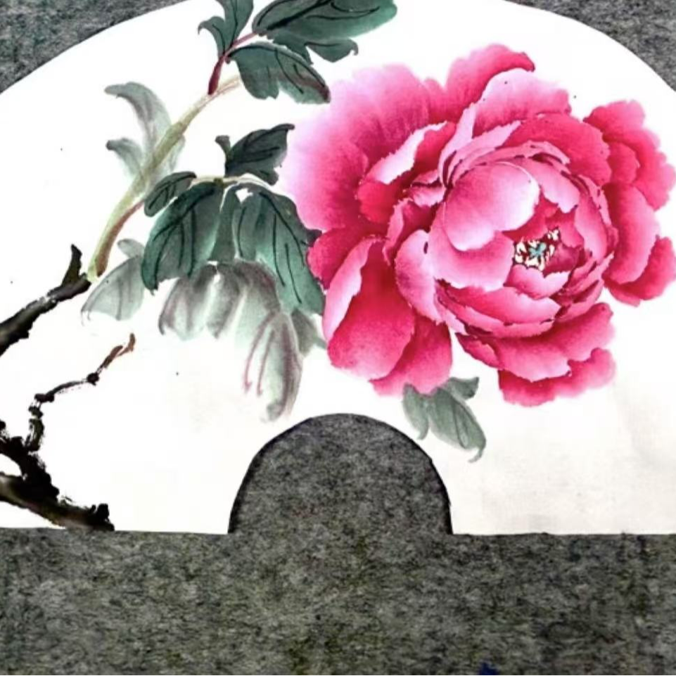 锦绣老师国画小写意牡丹基础入门课程60节 牡丹花怎么画