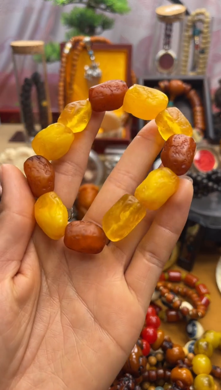 未镶嵌颈饰蜜蜡所见即所得所见即所得