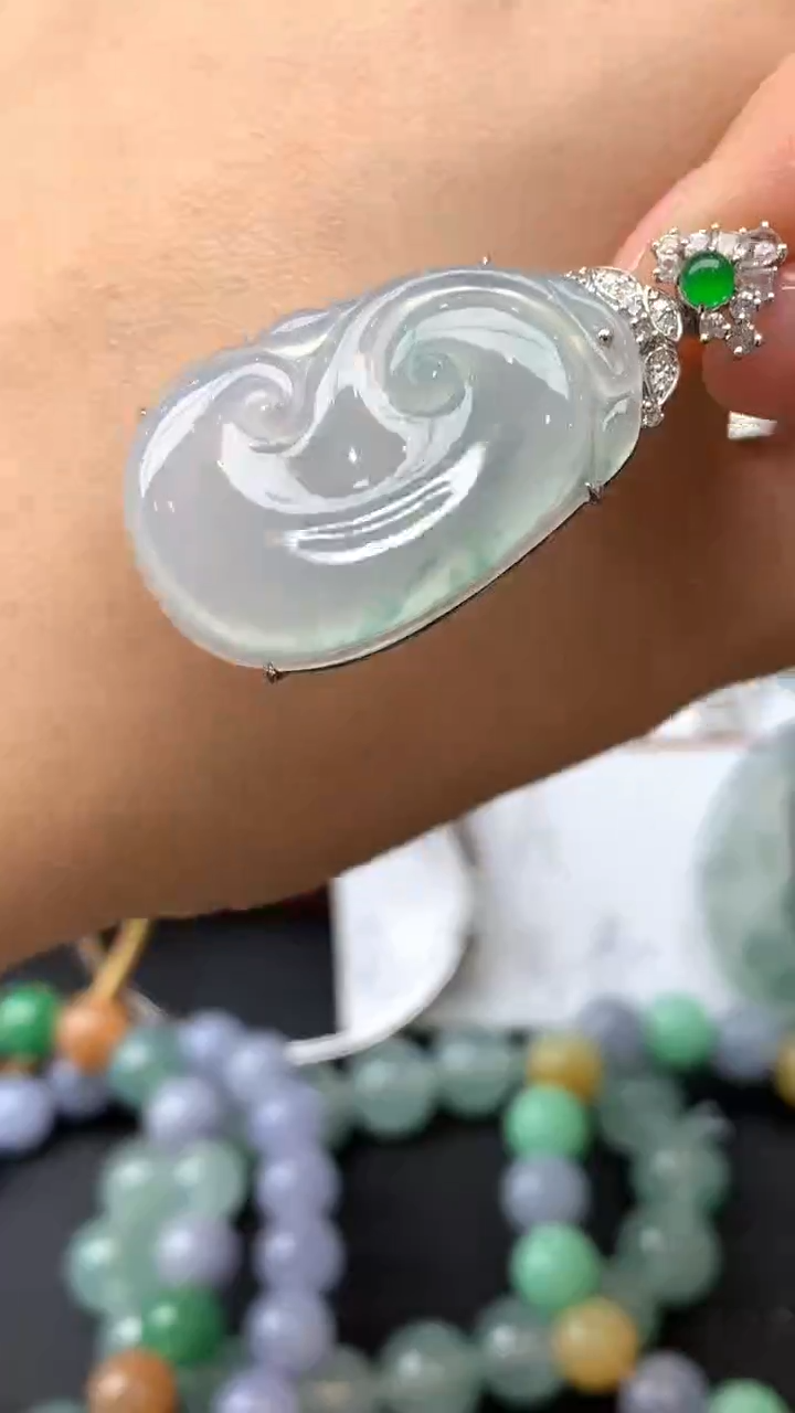 【闪购商品】翡翠颈饰未镶嵌338-天然翡翠