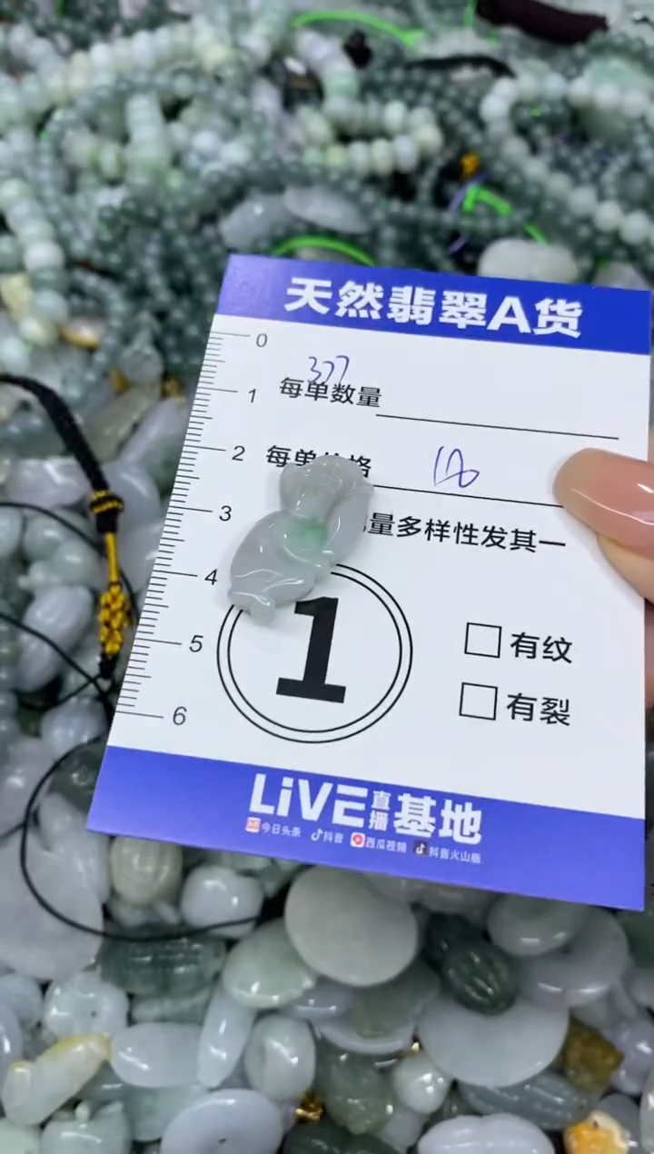 颈饰未镶嵌翡翠天然翡翠A货批量多样性发一件