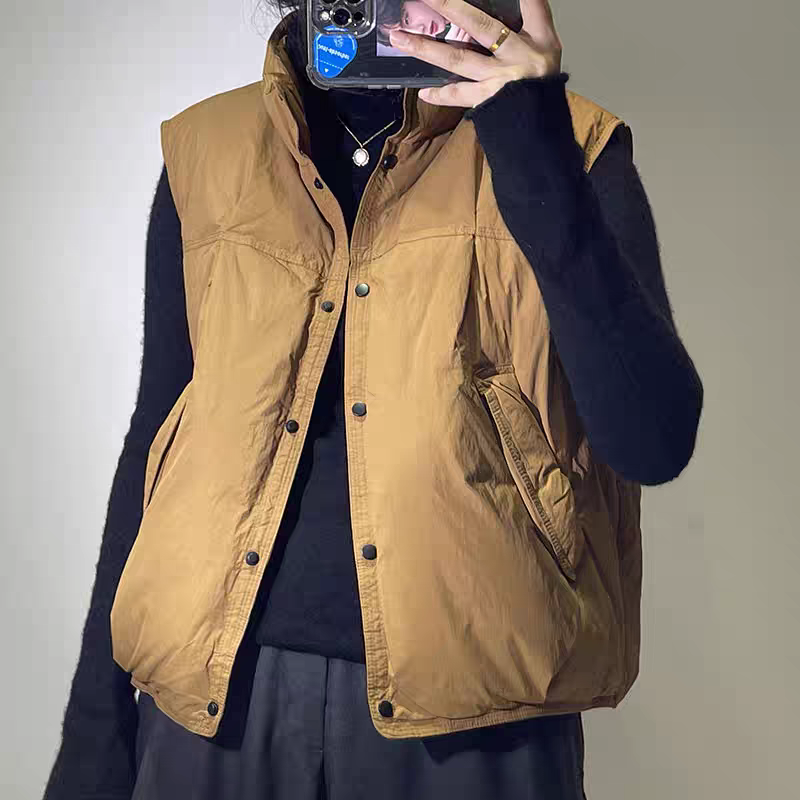 新款8908秋冬季羽绒马甲女韩版立领百搭时尚显瘦保暖马夹