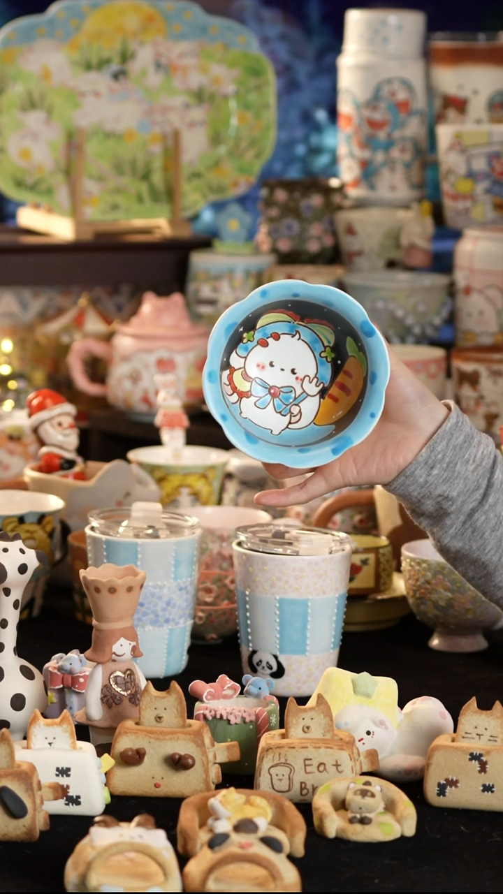 其他陶景德镇釉下彩手绘设计师款陶瓷