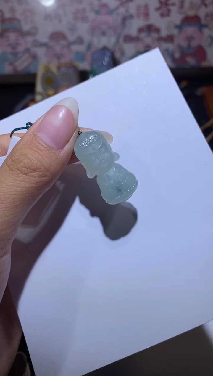【闪购商品】翡翠颈饰未镶嵌不动宝宝佛