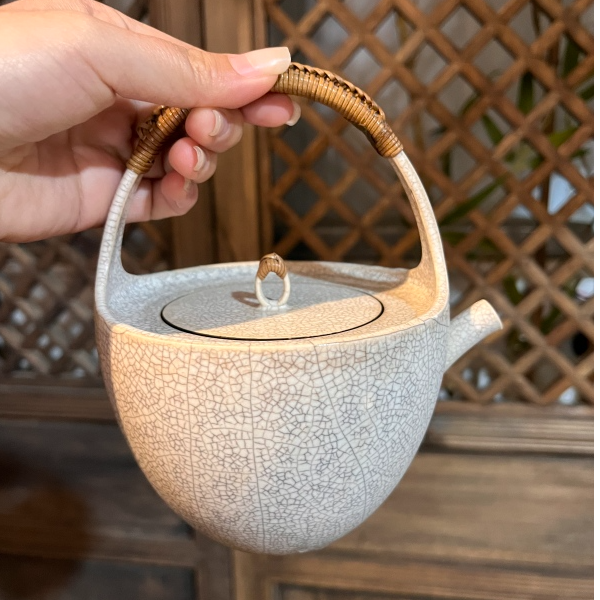 【静姐专属】藤编苏打釉小提壶  PY192