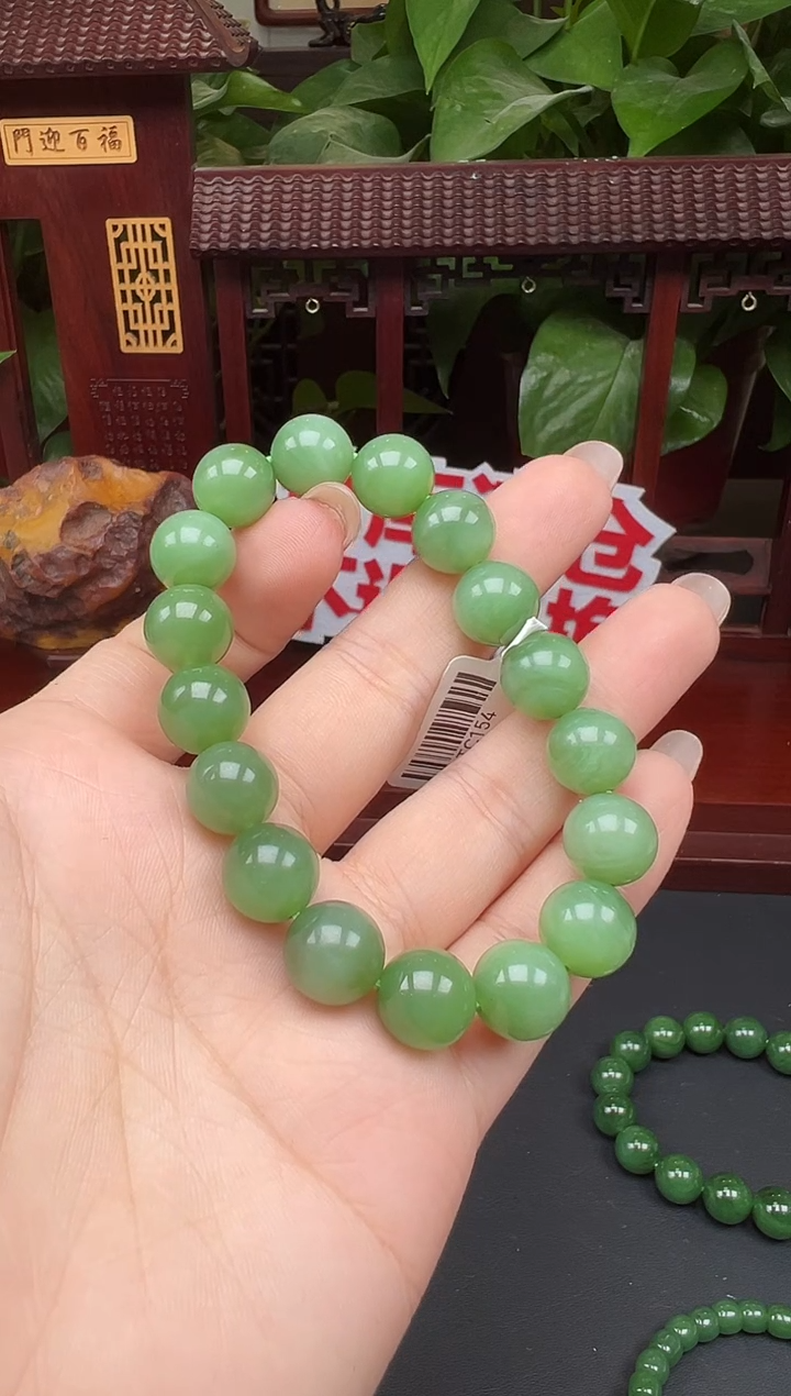 未镶嵌手串和田玉手串tc154多样性发其一