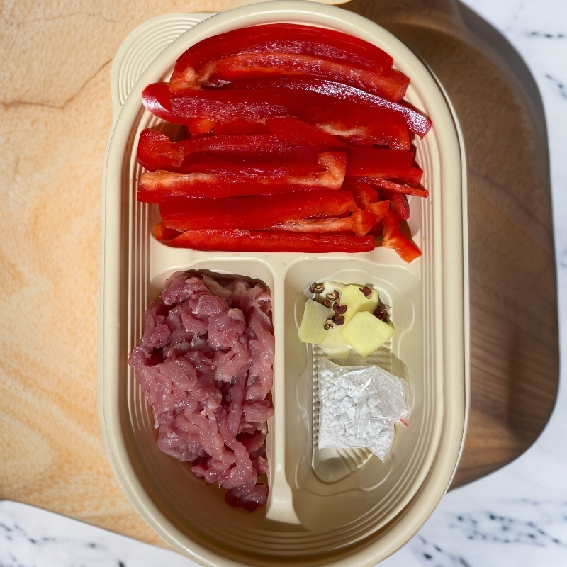 甜椒肉丝（精选里脊肉130g）