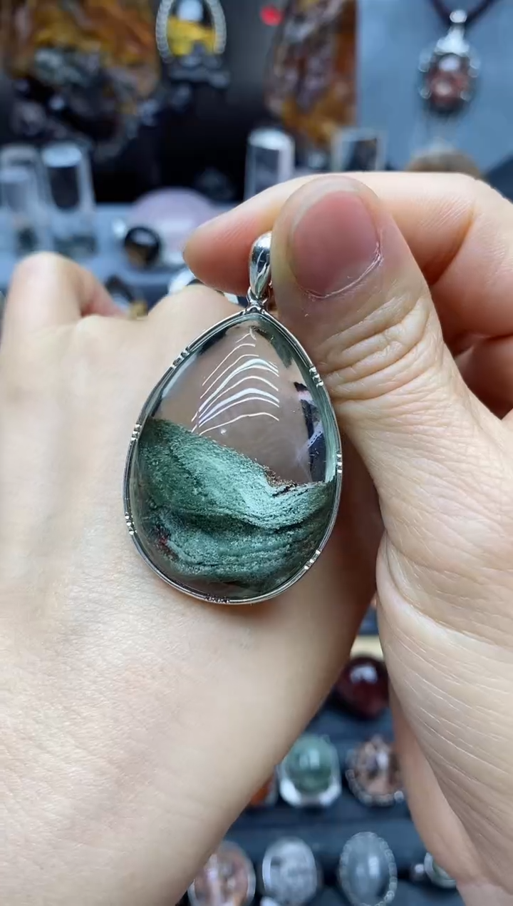 【闪购商品】水晶颈饰银S925镶嵌水晶水晶