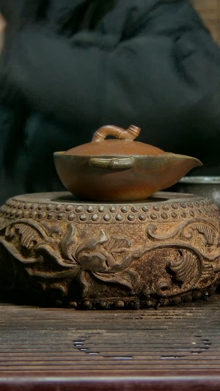 【闪购商品】紫砂茶壶竹节盖碗 容量130