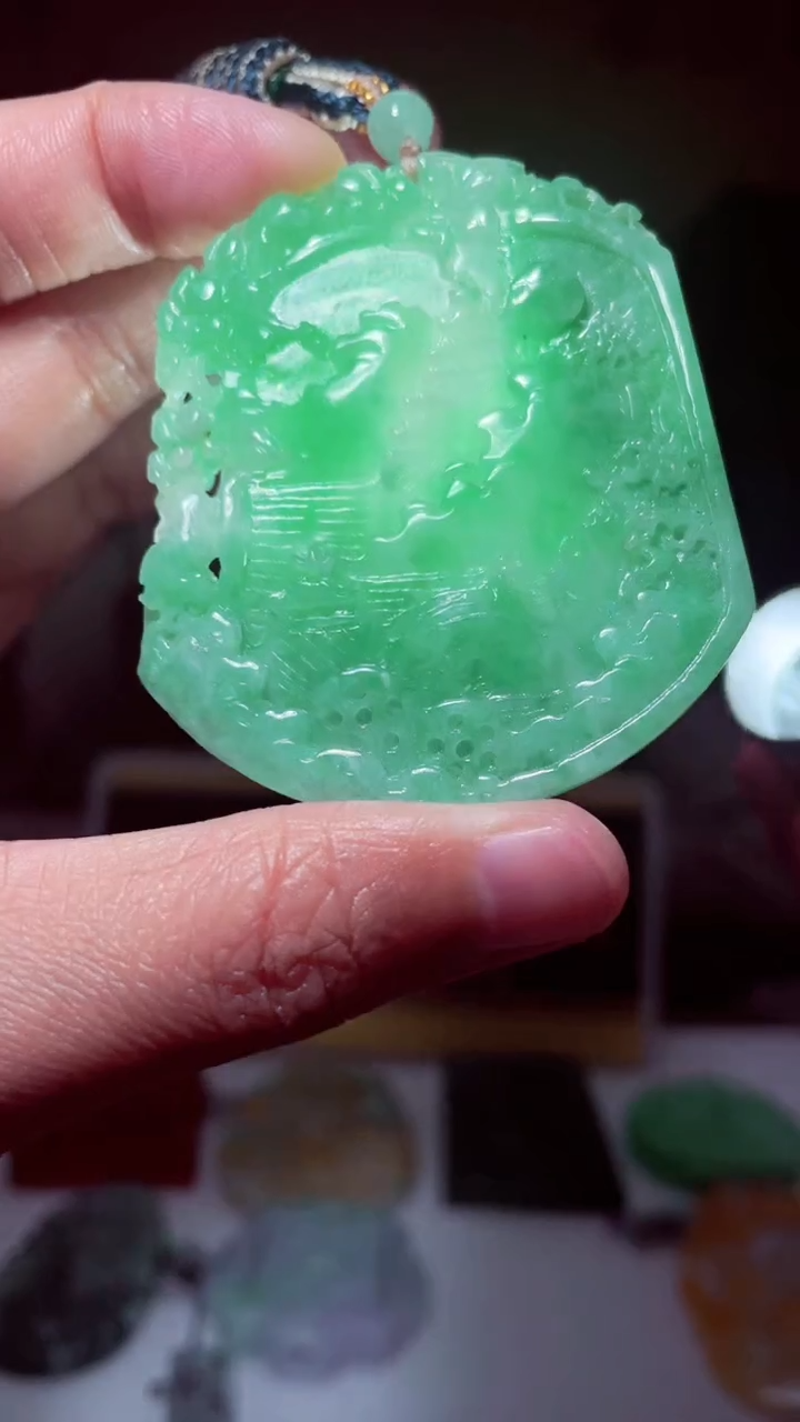 未镶嵌定制翡翠椰**。闪购毛货链接ZJX0