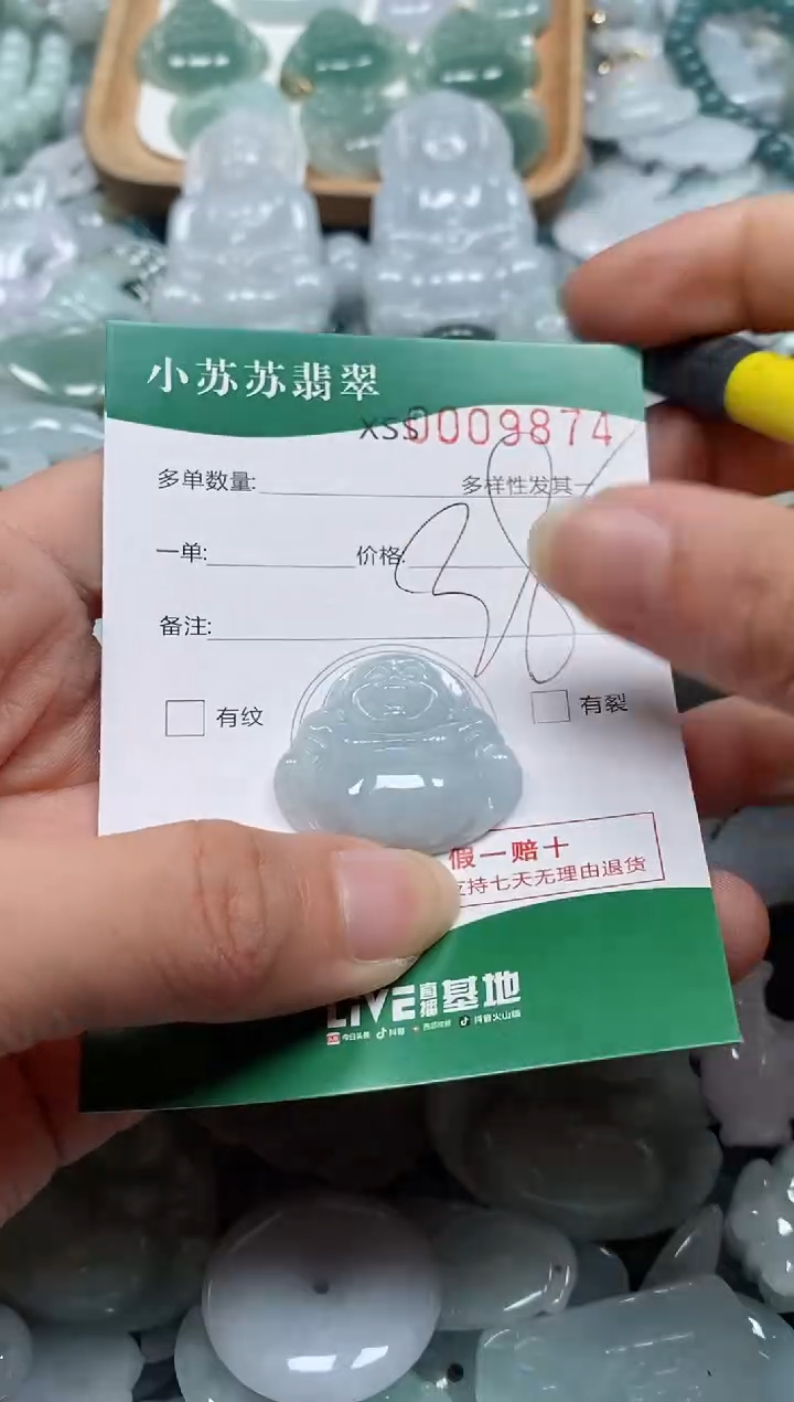 【闪购商品】翡翠颈饰未镶嵌闪购商品0009874