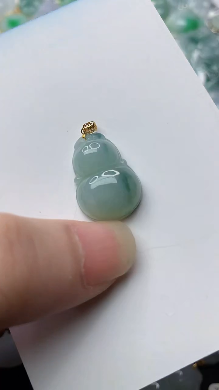 【闪购商品】翡翠颈饰18K金镶嵌48.........