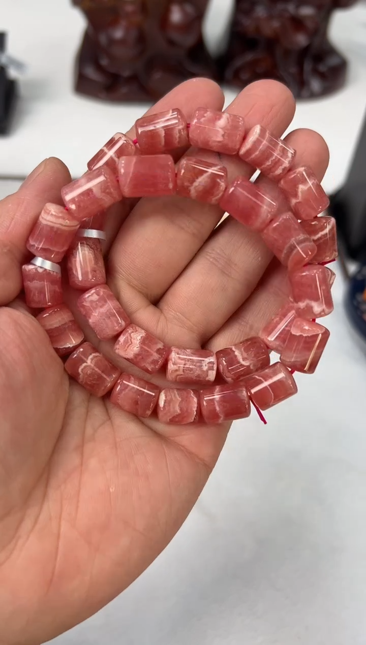 【闪购商品】菱锰矿（红纹石）手链未镶嵌XL3076多样性发一件