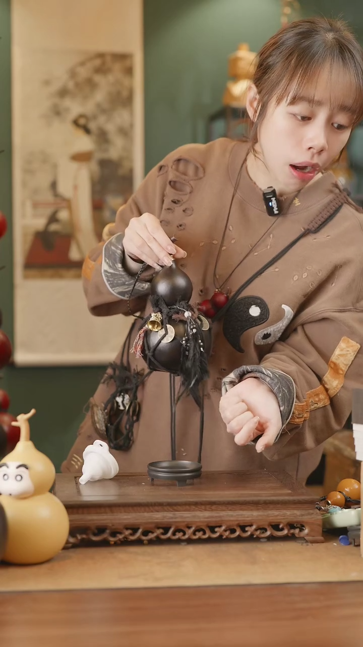 【闪购商品】152号精品天然大漆工艺防渗内胆酒葫芦~