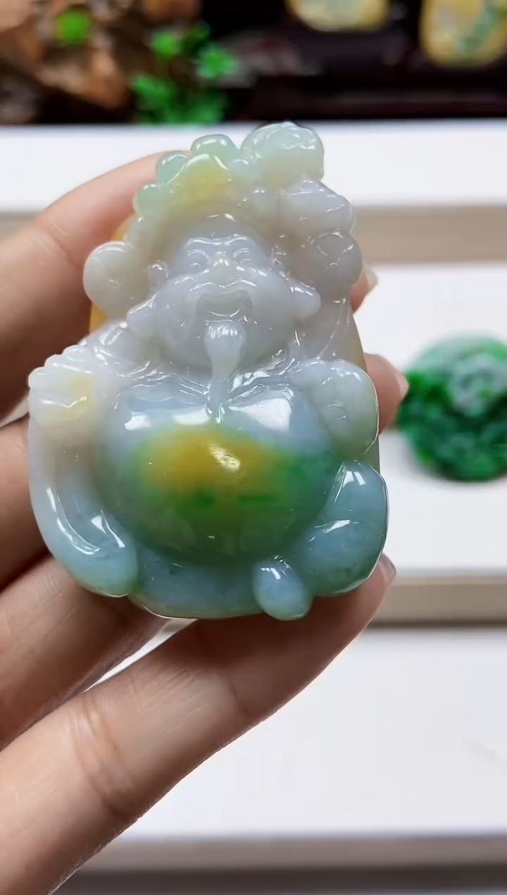 颈饰未镶嵌翡翠翡翠A货