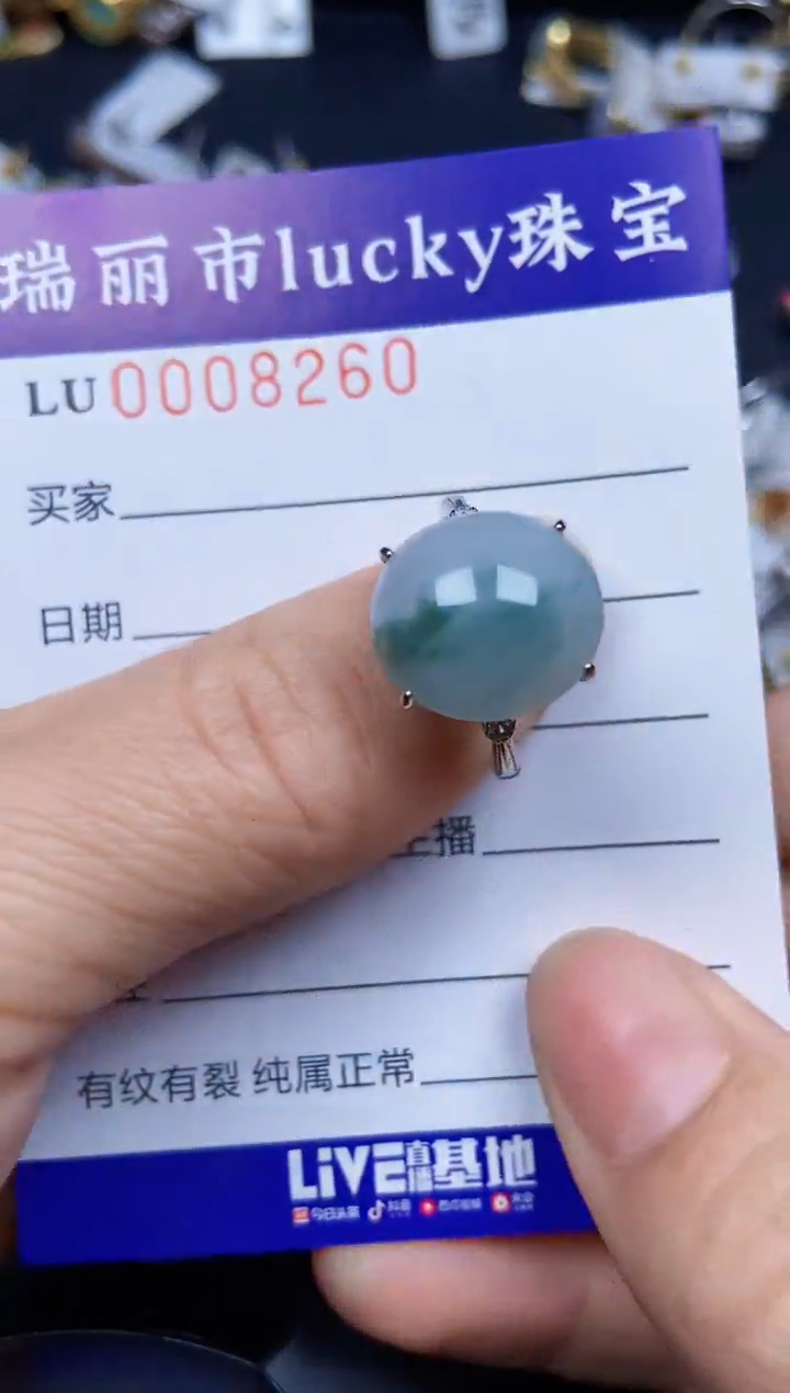 【闪购商品】翡翠颈饰银S925镶嵌8260