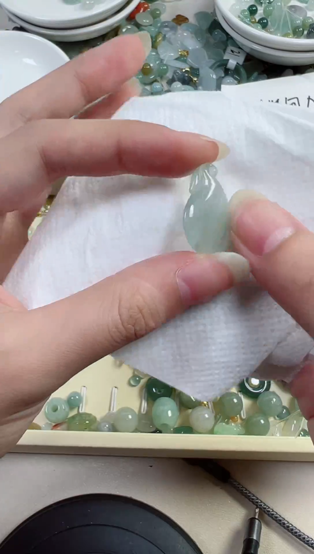 翡翠裸石556号链接，A货翡翠