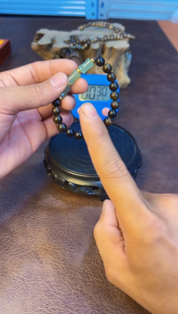 手串@@m-aa117 黑檀木单圈手串