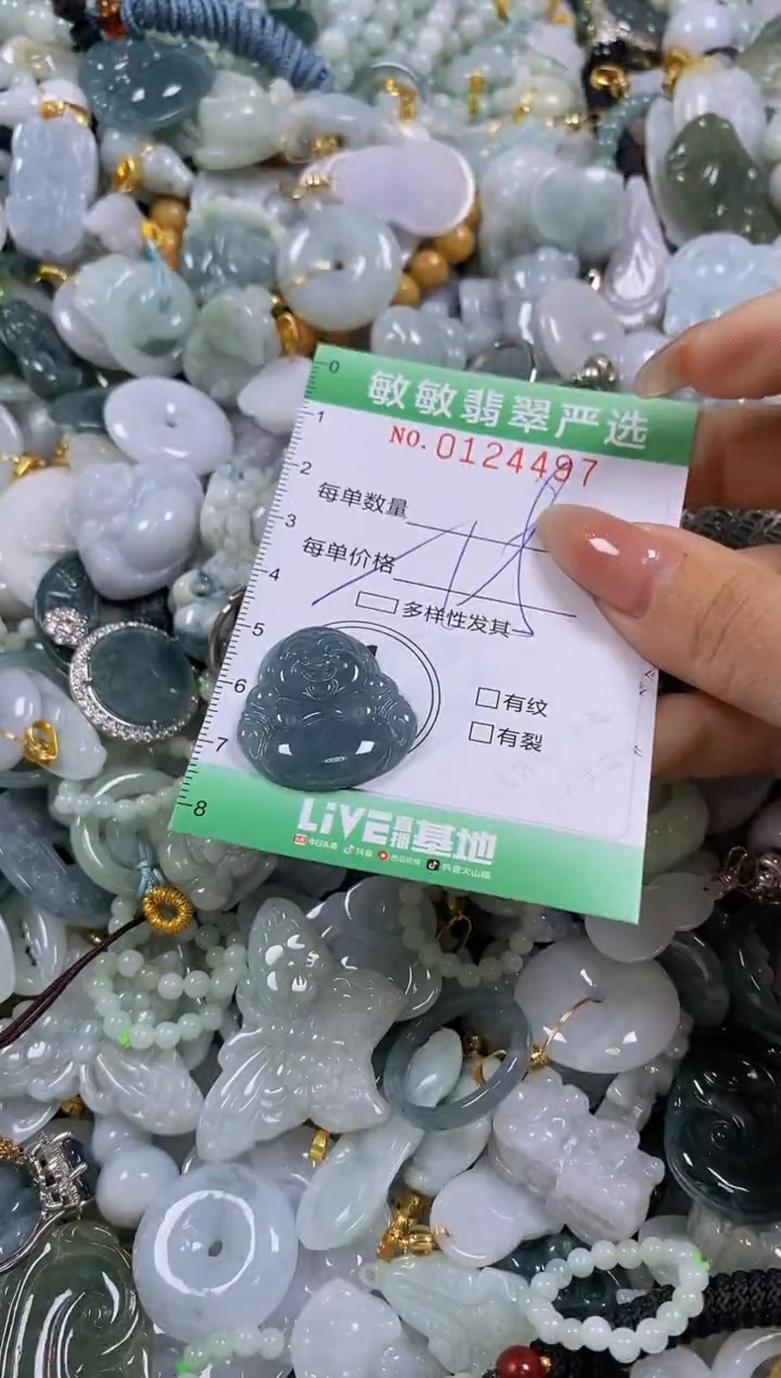 【闪购商品】翡翠颈饰未镶嵌闪购0124497多样性发其一