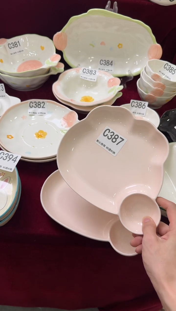 摆件陶C387-2个  仓库清仓陶瓷福利微瑕