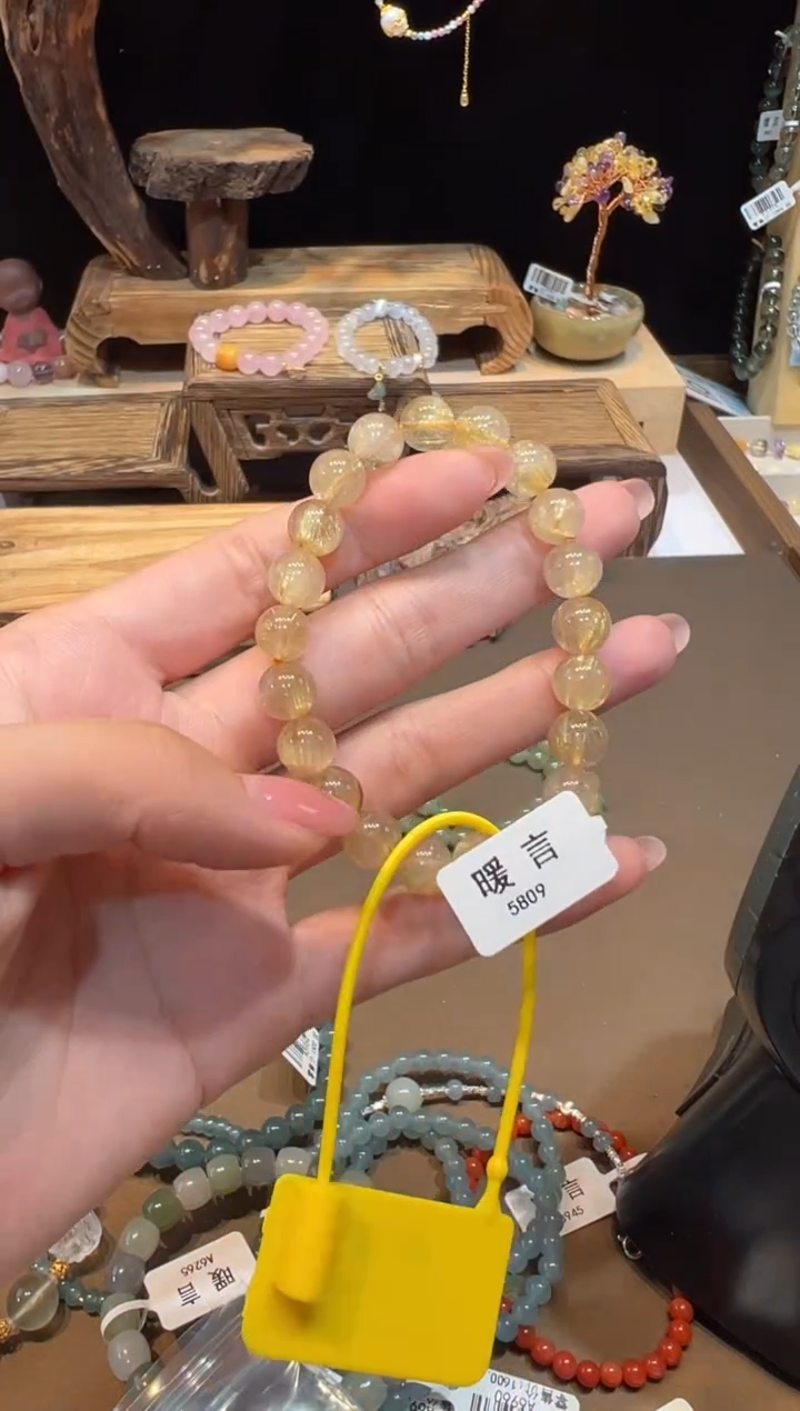 水晶手链未镶嵌手饰@@5809