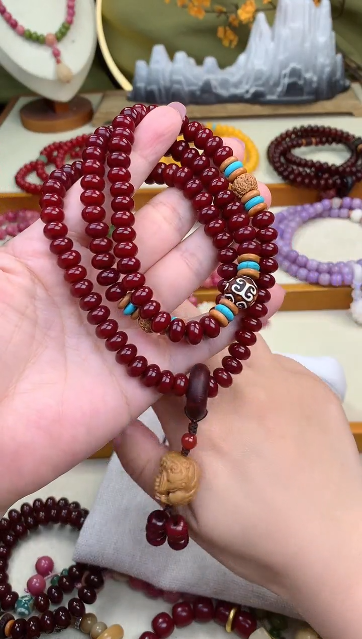 【闪购商品】白玉菩提手串老料毛衣链定制加4颗